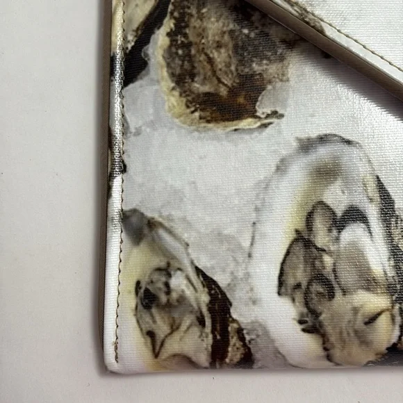 NWT & dust-bag KENT STETSON Oyster clutch/purse - Picture 3 of 13